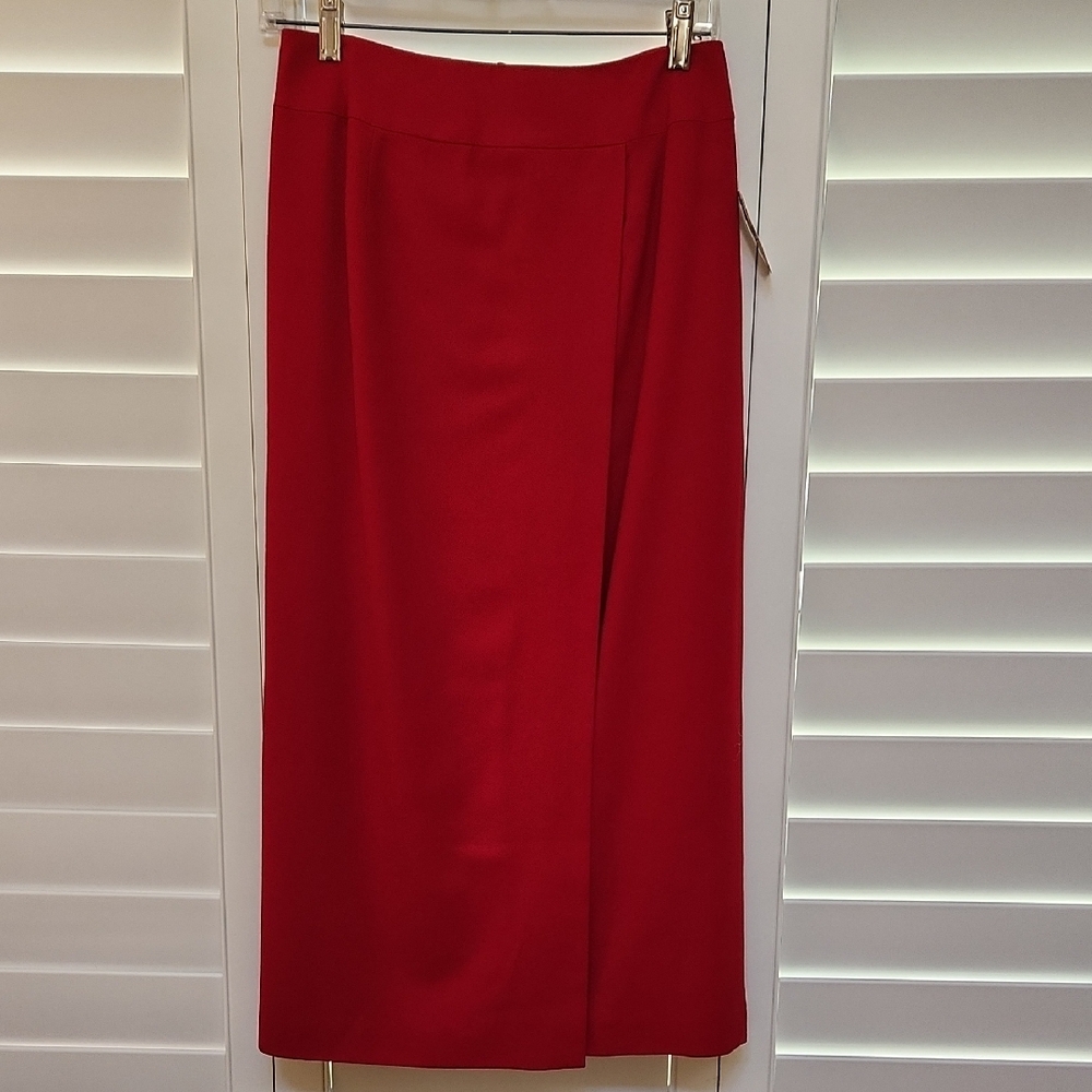 Talbots Red Maxi Pencil Skirt for Cocktail